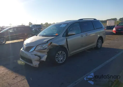 2014 Toyota Sienna Xle V6 8 Passenger из США, поврежденный, VIN 5TDYK3DC7ES496342